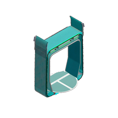 Railway Vehicle Part Tram End of Car System Passageway Flexible Gangway