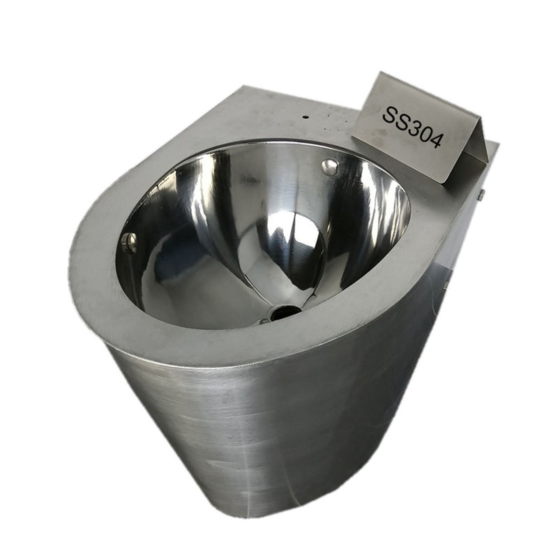 Vacuum Flush Stainless Steel Toilet Bowl 0.6Mpa Air Pressure 0.45L