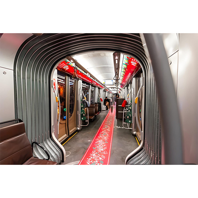 Railway Vehicle Part Tram End of Car System Passageway Flexible Gangway