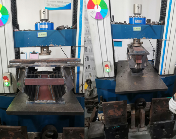 Chevron Spring Railway Suspension System High Damping Values Anti Vibration