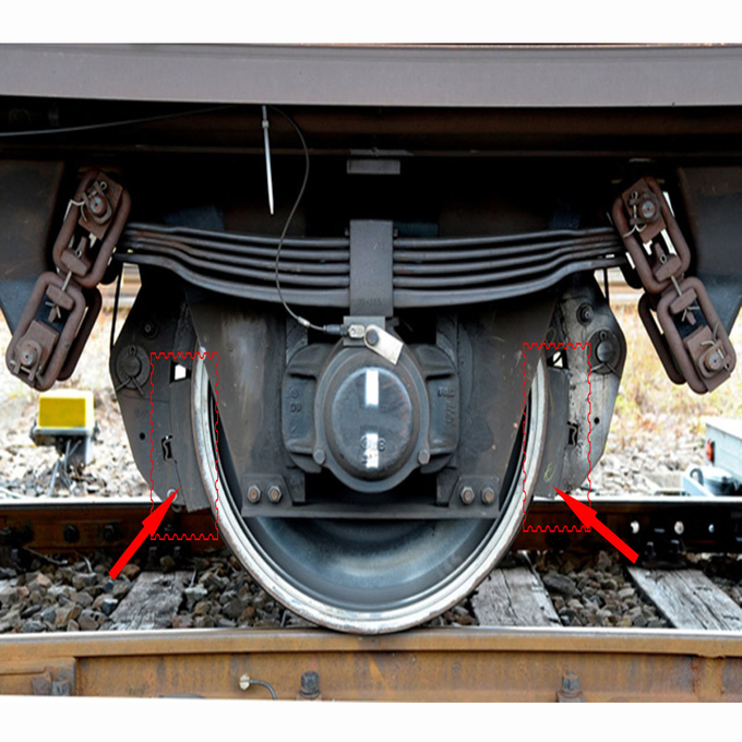 Durable Synthetic Railway Braking System Composite Brake Blocks For